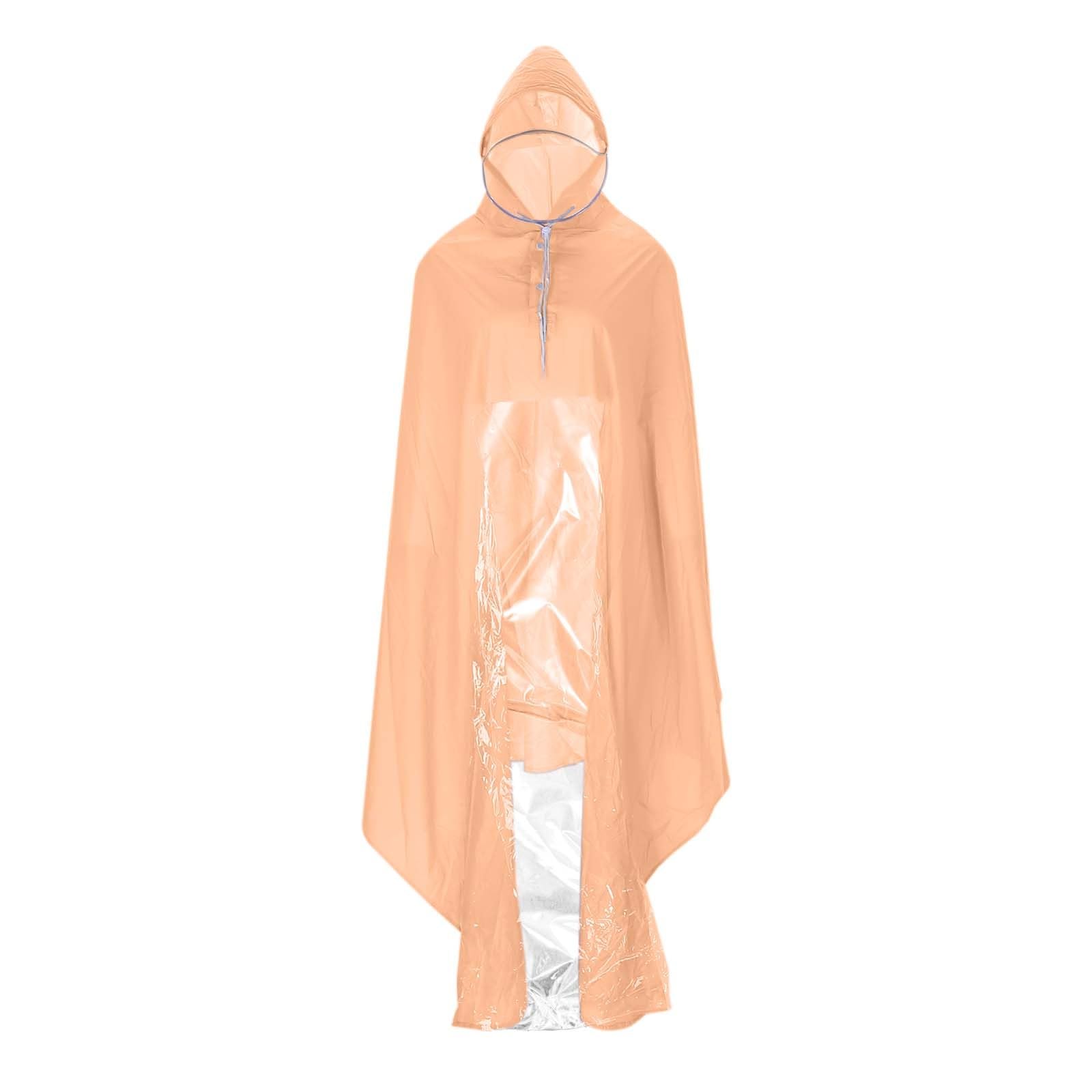 Mantella antipioggia da uomo e donna, sottile, leggera, con cappuccio, unisex, impermeabile, pieghevole, taglie grandi, per escursionismo