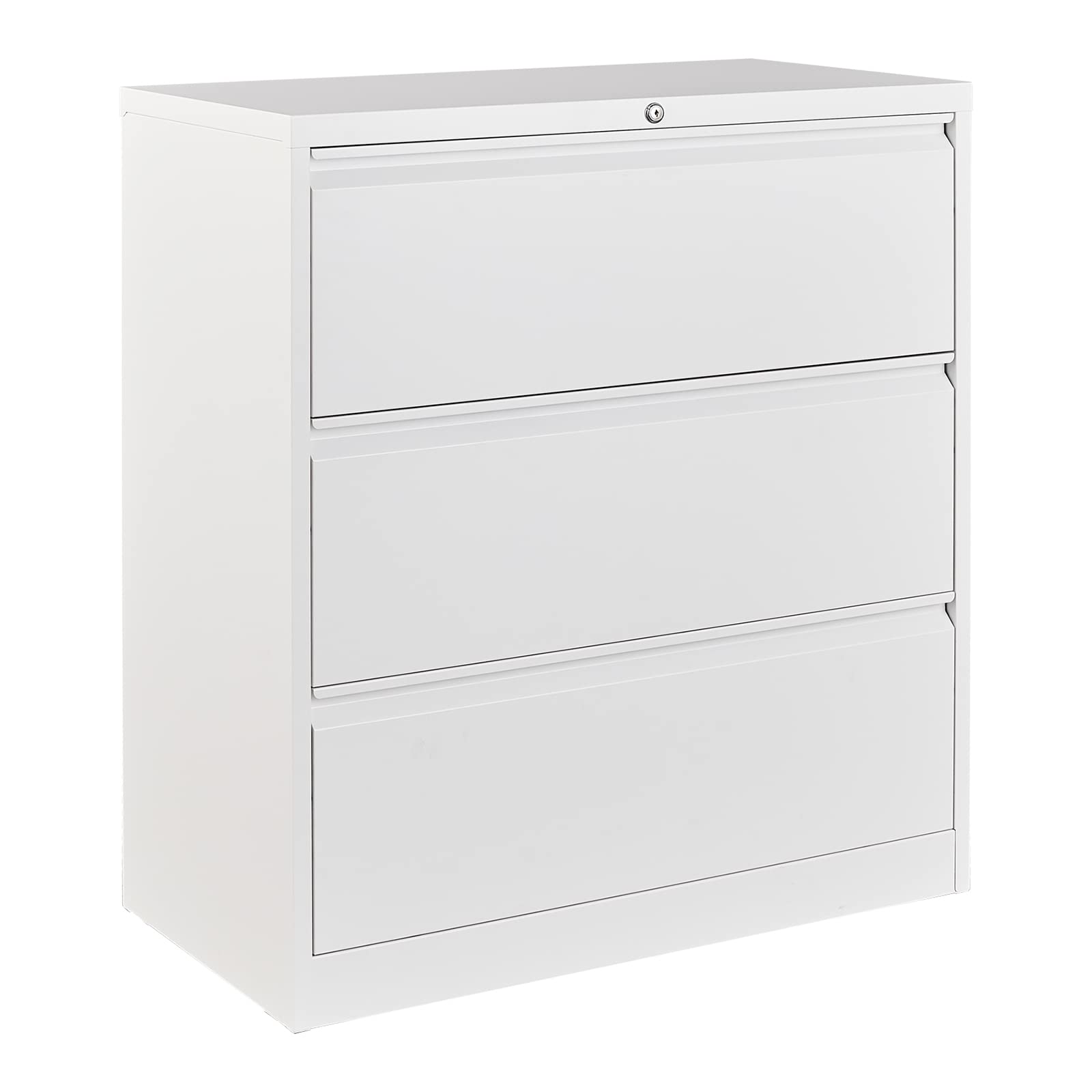 Buy Fesbos Lateral File with Lock, 3 Drawer Large Metal Filing
