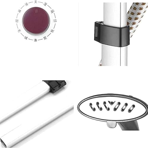 Miniatura 7 de BUZZNN Vaporizador de ropa de tamaño matrimonial, vaporizador para ropa de pie, tela profesional de 1800 W, vaporizador y plancha, calentamiento