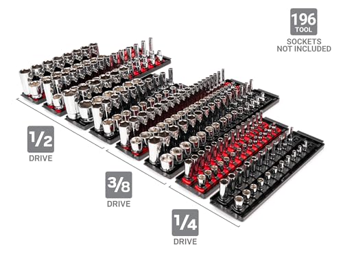 Support à douilles TEKTON OST97902 plateau d'entraînement robuste triple empreinte - 3