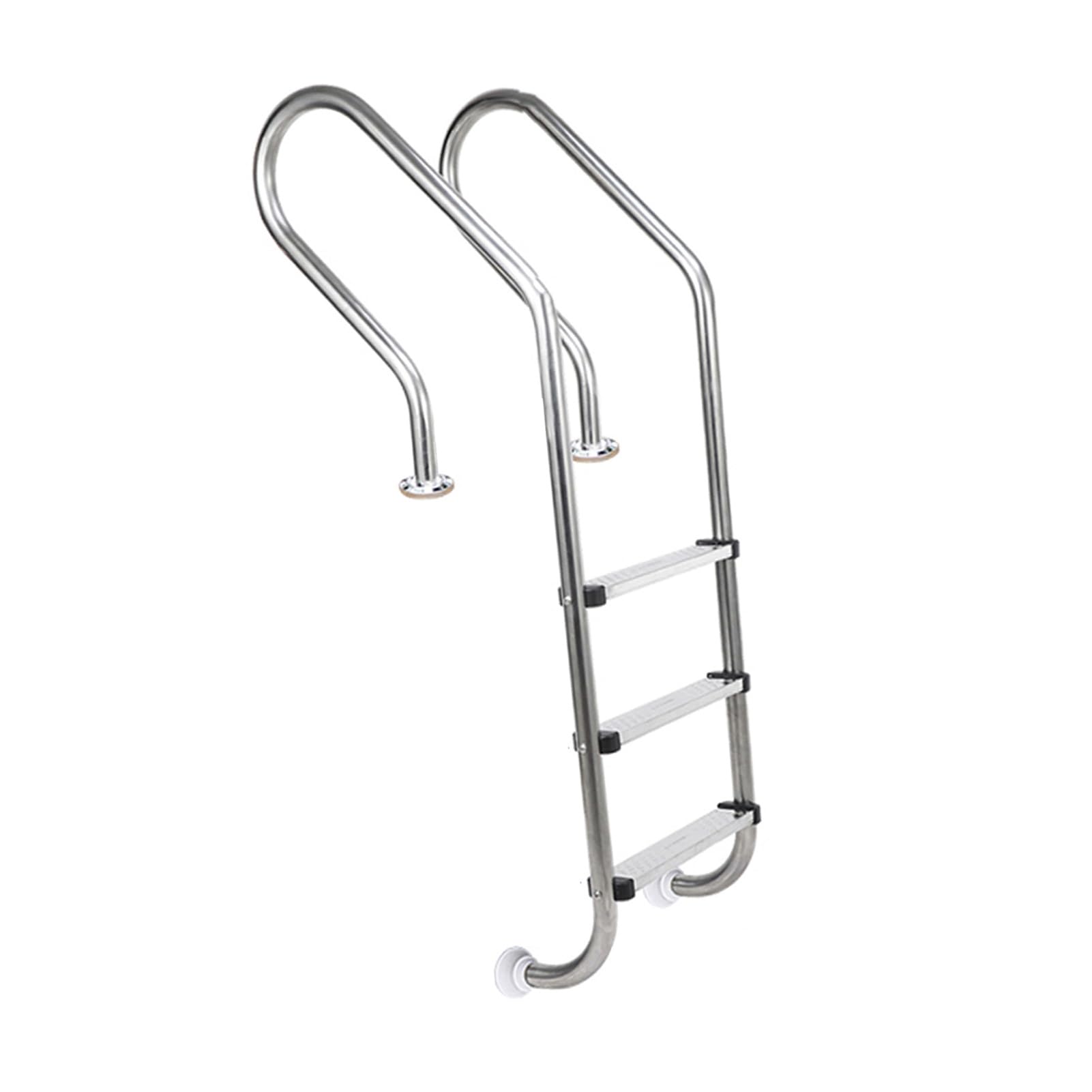 WTLONBF Underground Swimming Pool Ladders, Swimming Pool Equipment Climbing Ladders, 304 Stainless Steel, Suitable for Spas and Water Parks(3 Steps)