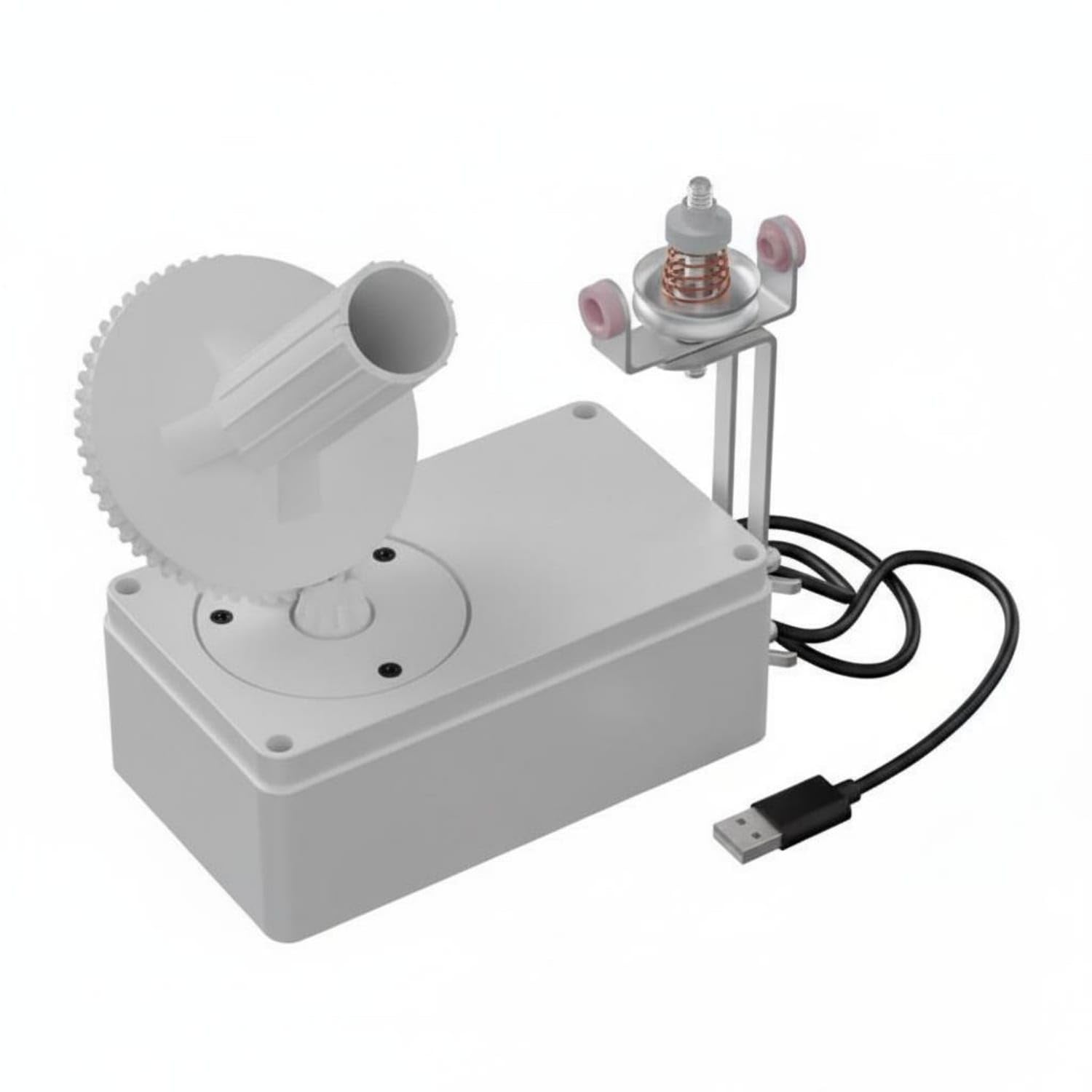 Adjustable Speed USB Powered Yarn Winder Saves Time and Effort Electric Yarn Winder Tangle-Effortless Operation Winding Machine Compact Storage for Knitters, Crocheters, Adjustable Speed-image-3