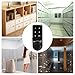 Code Security Lock Touch,VDHU Electronic Cabinet Deadbolt Lock,Digital Keypad Password Keyless Entry Key Access for Doors Coded Locker for Furniture,Hotel, Company, Factory (L=30)