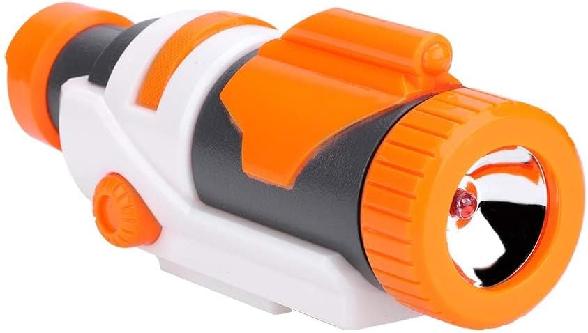 – LED Flashlight Scope Attachment, Plastic Detachable Flash Light Scope Sight for Modifing，Gifts
