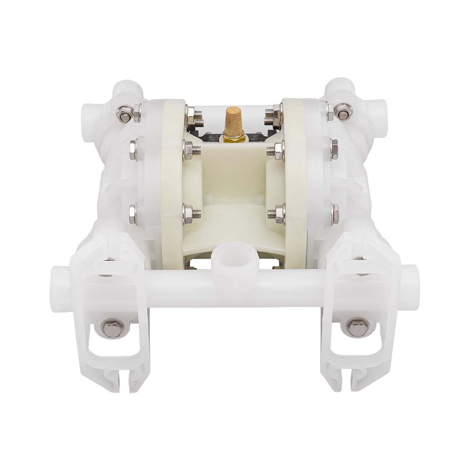 Pompe à double membrane 1/2" Pompe à membrane pneumatique Pompe à diaphragme 0,3 m³/min Double pompe à pression, Pompe de transfert pneumatique à membrane pour huile