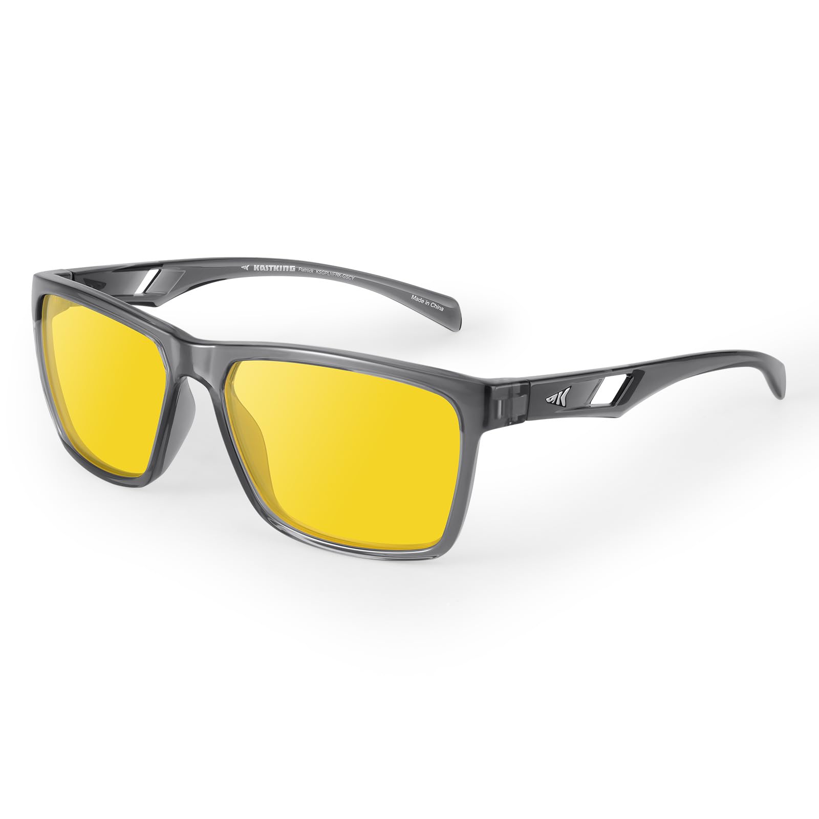 KastKing IllumiLens - Lentes de visión nocturna, polarizados, para conducción nocturna, para hombres y mujeres, reducen el deslumbramiento y mejoran la visión