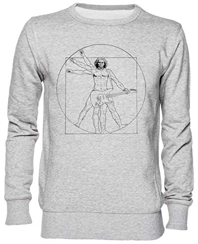 Sweat-shirt jersey gris Vetruvian Homme Roche Étoile avec finitions haut de gamme taille XL