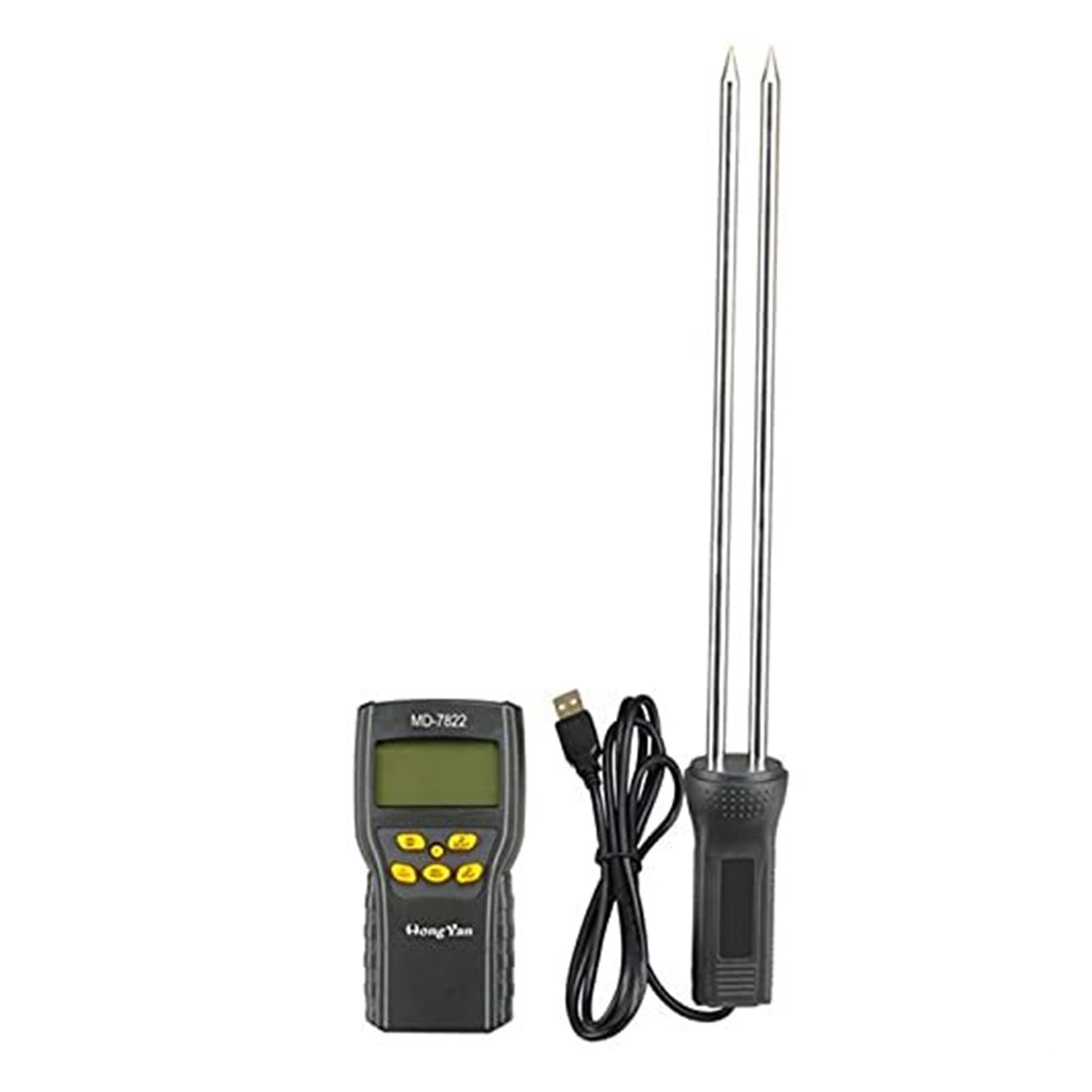 Feuchtigkeitstester, digitaler Getreide-Feuchtigkeitsanalysator mit LCD-Display for Topfpflanzen und Garten