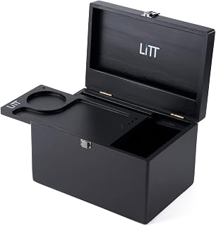LITT Large Stash Trunk Box – Roll Stash Box for Storage of Discreet Accessories| Storage & Organization (Black)