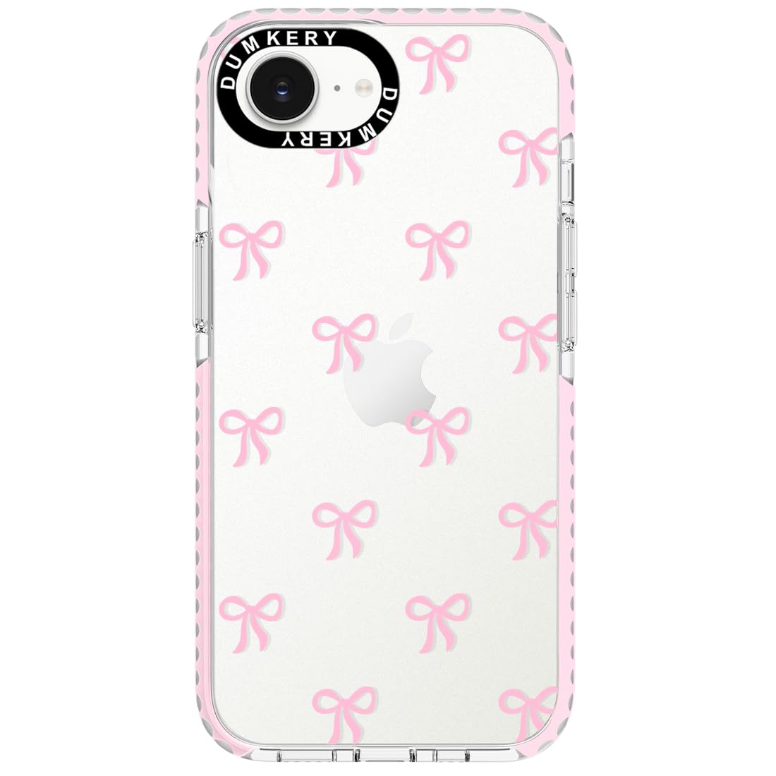 Cute Phone Case Compatible with iPhone 16e Bows Girly Aesthetic Pattern Soft TPU Shockproof Bumper Cases Cover for