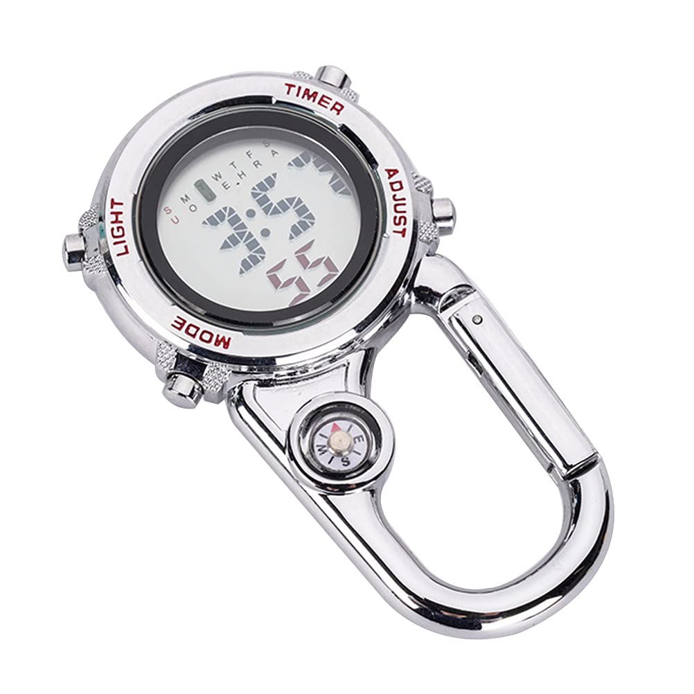 UKCOCO Modeuhr 1 stück Mehrzweckkarabineruhr Hängende Hakenuhr für das Klettern im Freien