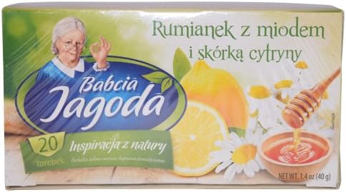 Babcia Jagoda Camomile with Honey and Lemon Tea (40g/1.4oz)