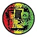 Dub Culture Reggae Rasts Jamaica DJ Platine de feutrine en vinyle