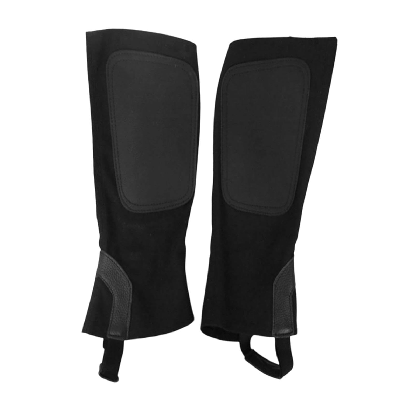 1 Par Ecuestre Polainas para Equitación Media Bota Lona Suave Ajuste Antideslizante sin Restricciones Adecuado para Montar Entrenamiento