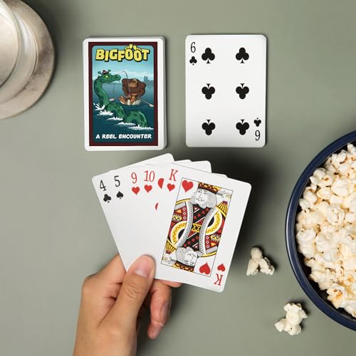 Baraja Bigfoot Atrapando al Monstruo del Lago Ness 52 Cartas miniatura 2