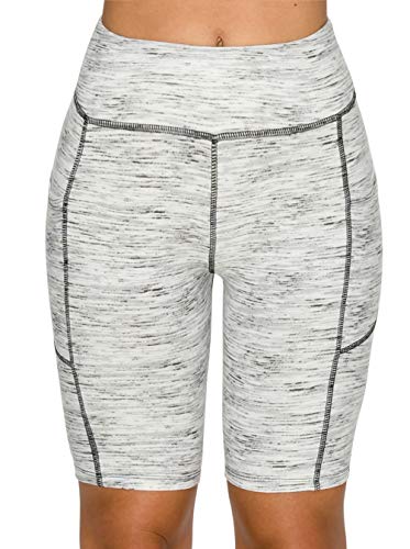Image of ALWAYS Women's High Waist Bike Shorts - Athletic Workout Tummy Control Stretch Running Yoga Pants