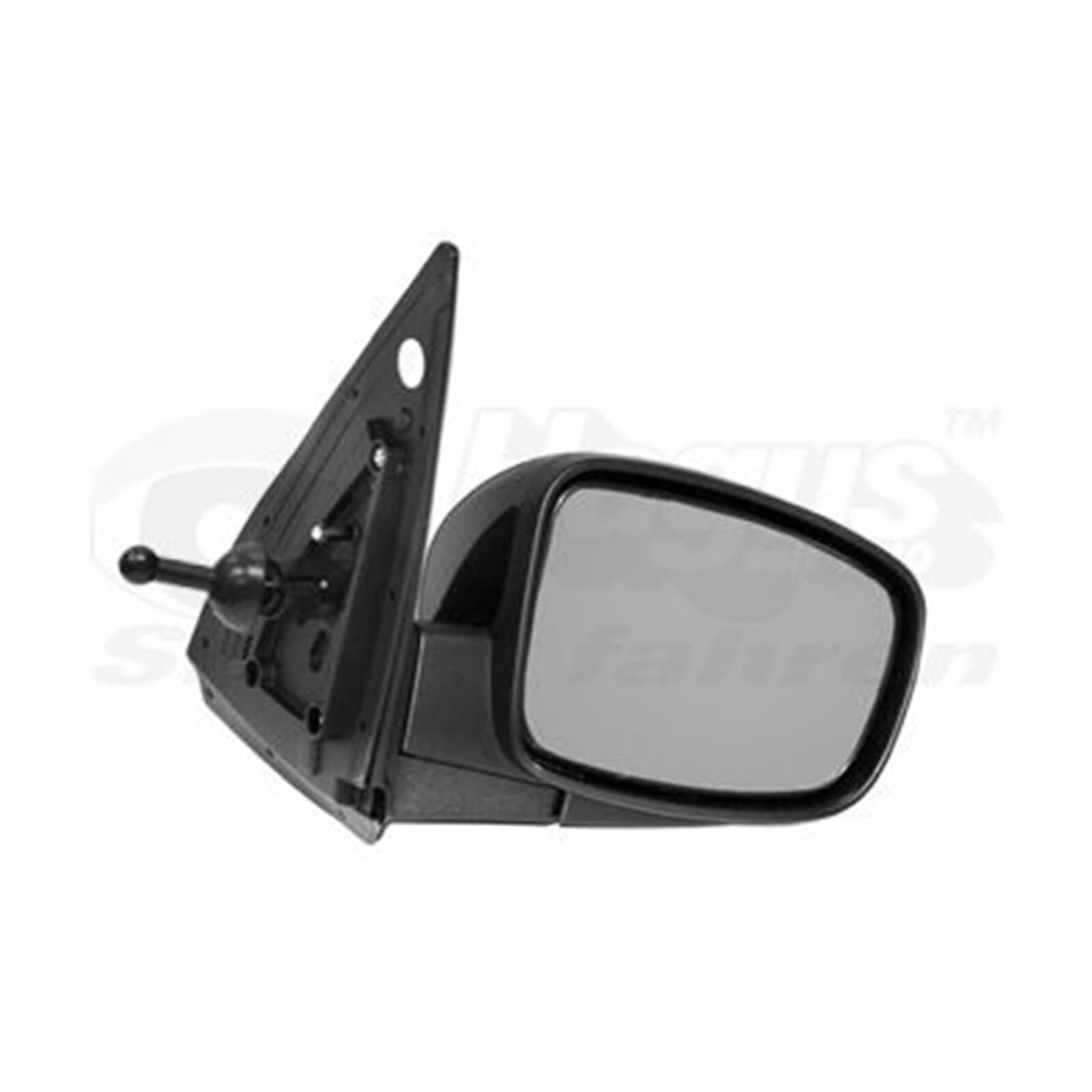 VAN WEZEL 8208804 Espejo retrovisor espejo completo convexo para ajuste manual espejo Ajuste por cable derecha Compatible con HYUNDAI i10 PA