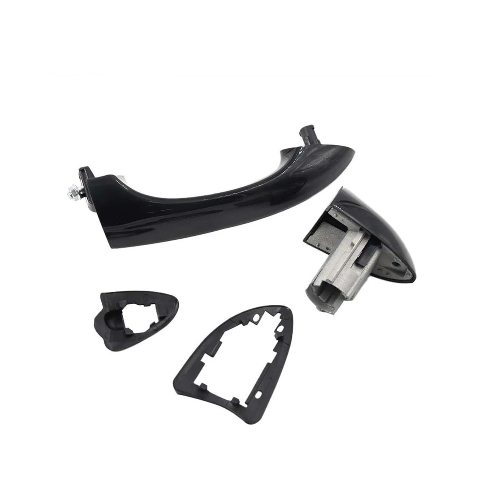 Fixcor Lhd Rear Right Car Front Left Right/Rear Left Right Outside Door Handle For X5 E53 2000-2006 51218243617 51218243618(Lhd Rear Right)