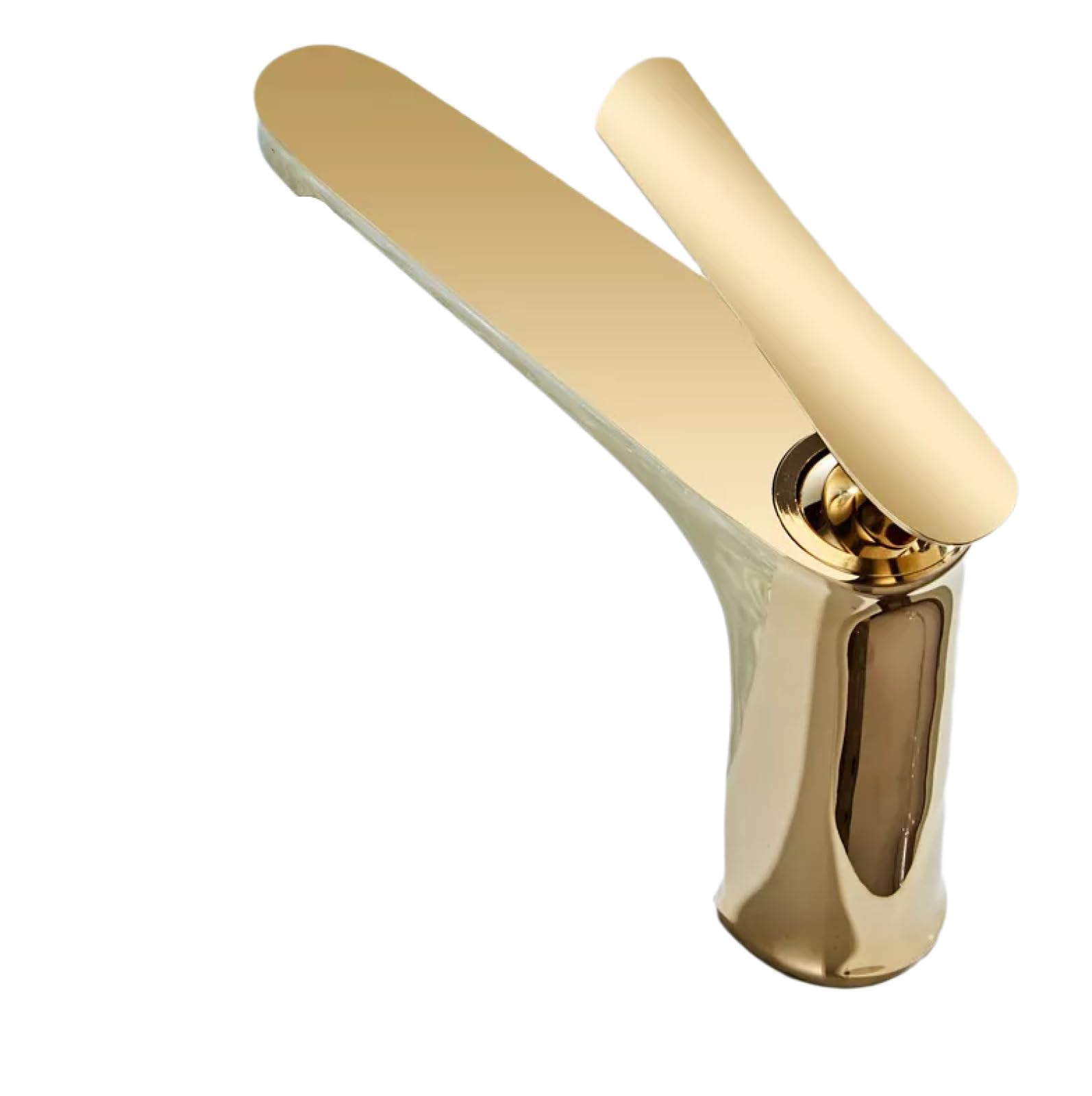 Mgnsjgyxn Gold Basin Faucet Undercounter Basin Hot And Cold Basin Faucet Washbasin Bathroom Bathroom Washbasin White Household Full Copper,