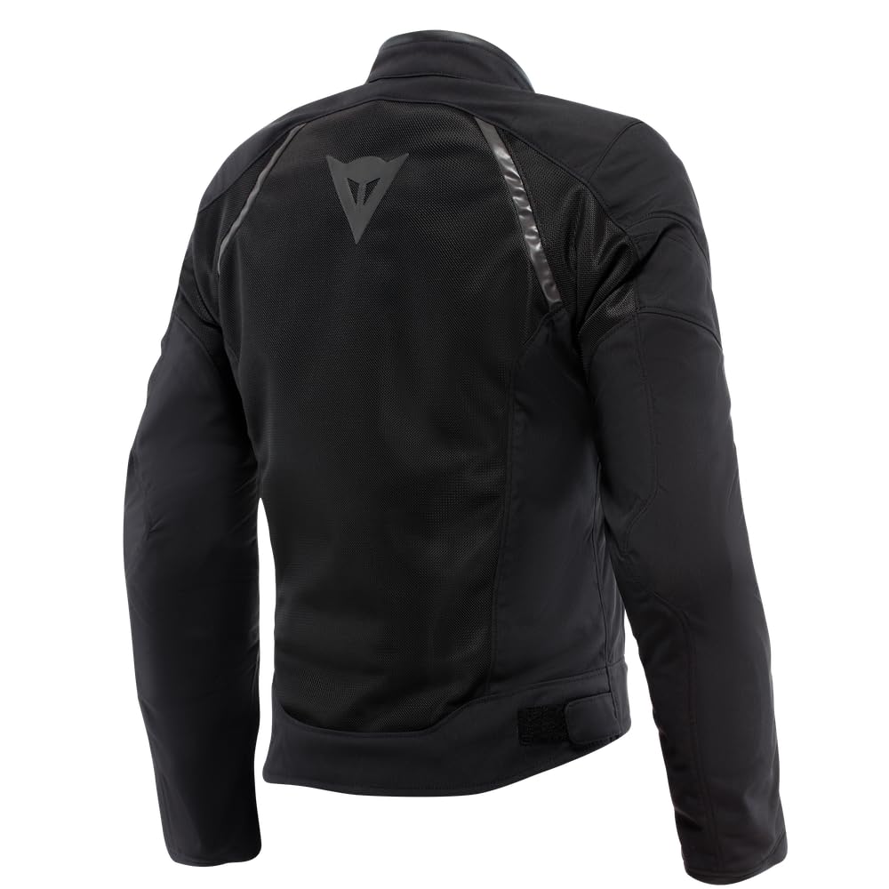 Dainese - Air Frame 3 Tex Jacket, Giacca da Moto Estiva in Tessuto, con Fodera Antivento, Nero, 48
