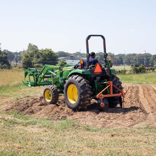 Titan Attachments 3 Point 48" Adjustable Disc Bedder Fits Cat 1 Tractors, Quick Hitch Compatible, Cultivator Garden Bedder and Hiller Attachment, 16" Disc Blades for Outdoor Field Work - Thumbnail 2