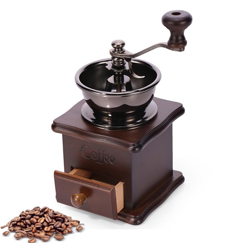 Vintage Manuelle Kaffeemühle Hand Shake Bean Grinder Keramik Kern Klassische Französisch Kaffeemaschine