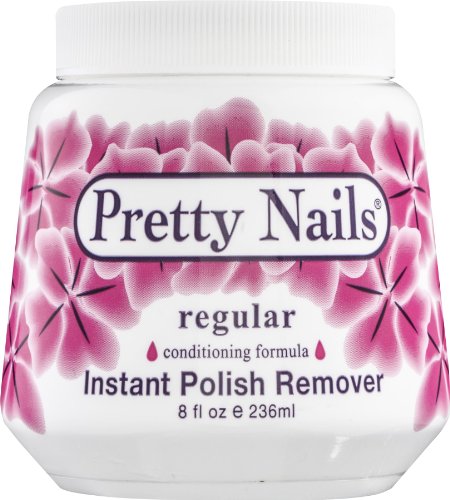 Pretty Nails Regular Nail Polish Remover, 8 Ounce