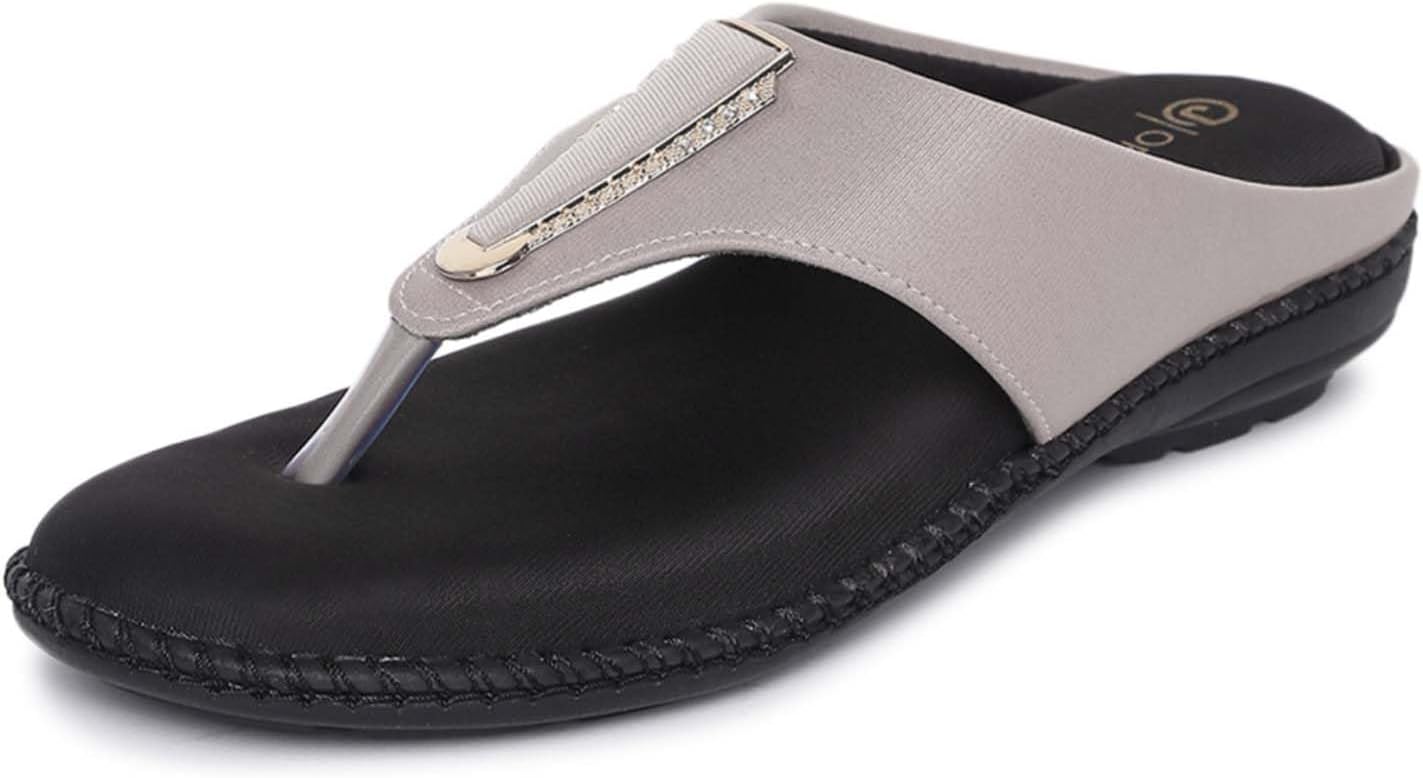 ORTHO JOY Fancy doctor slippers | Stylish chappal for women | Comfortable flat sandals for women stylish