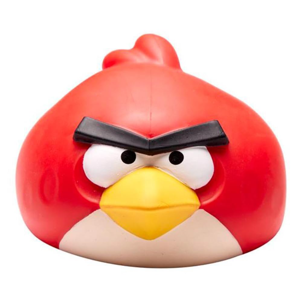BANDAI CO08263 Figurine d'action Heroes de Goo JIT Zu Univers Angry Birds, Angry Bird Rouge Rempli Sablonneux, Spray, Multicolore