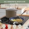 Nuwave 12pc Forged Lightweight Cookware Set, G10 Healthy Duralon Ceramic Ultra Non-Stick Coating, Vented Tempered Glass Lids, Stay-Cool Handles, Induction-Ready & Works on All Cooktops, PFAS Free #4
