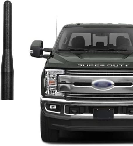 Antena de corto rendimiento para Ford F250 F350 F450 Super Duty 2011-2025, repuesto perfecto negro de 3.6 pulgadas de antena de aluminio, para