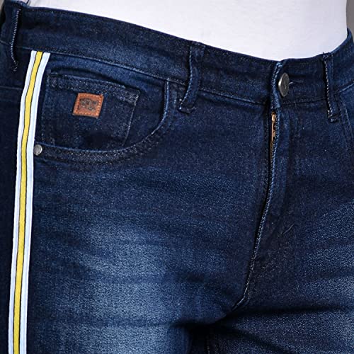 Image of Campus Sutra Men's Mid Rise Slim Jeans