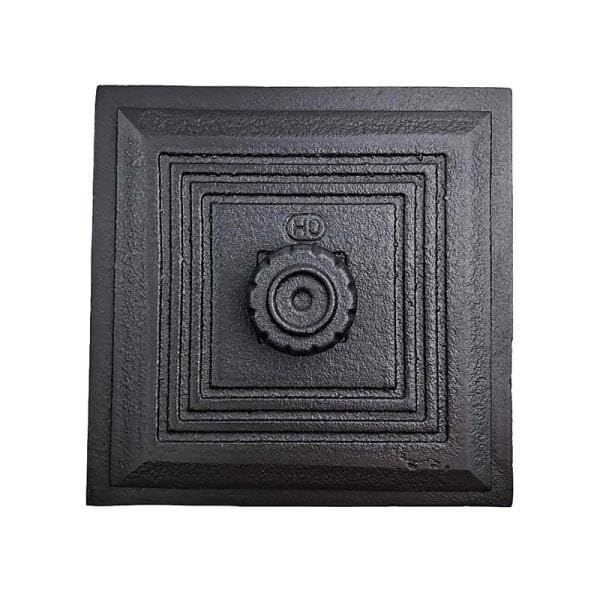 Revisionstür 170x165 mm Backofentür Gusseisen Räucherei Ofentür Aschetür