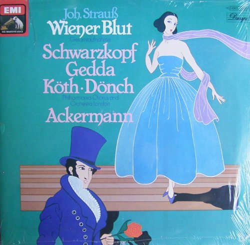 Photo de Strauss: Wiener Blut (Gesamtaufnahme: London 1954) [Vinyl Schallplatte] [Doppel-LP]
