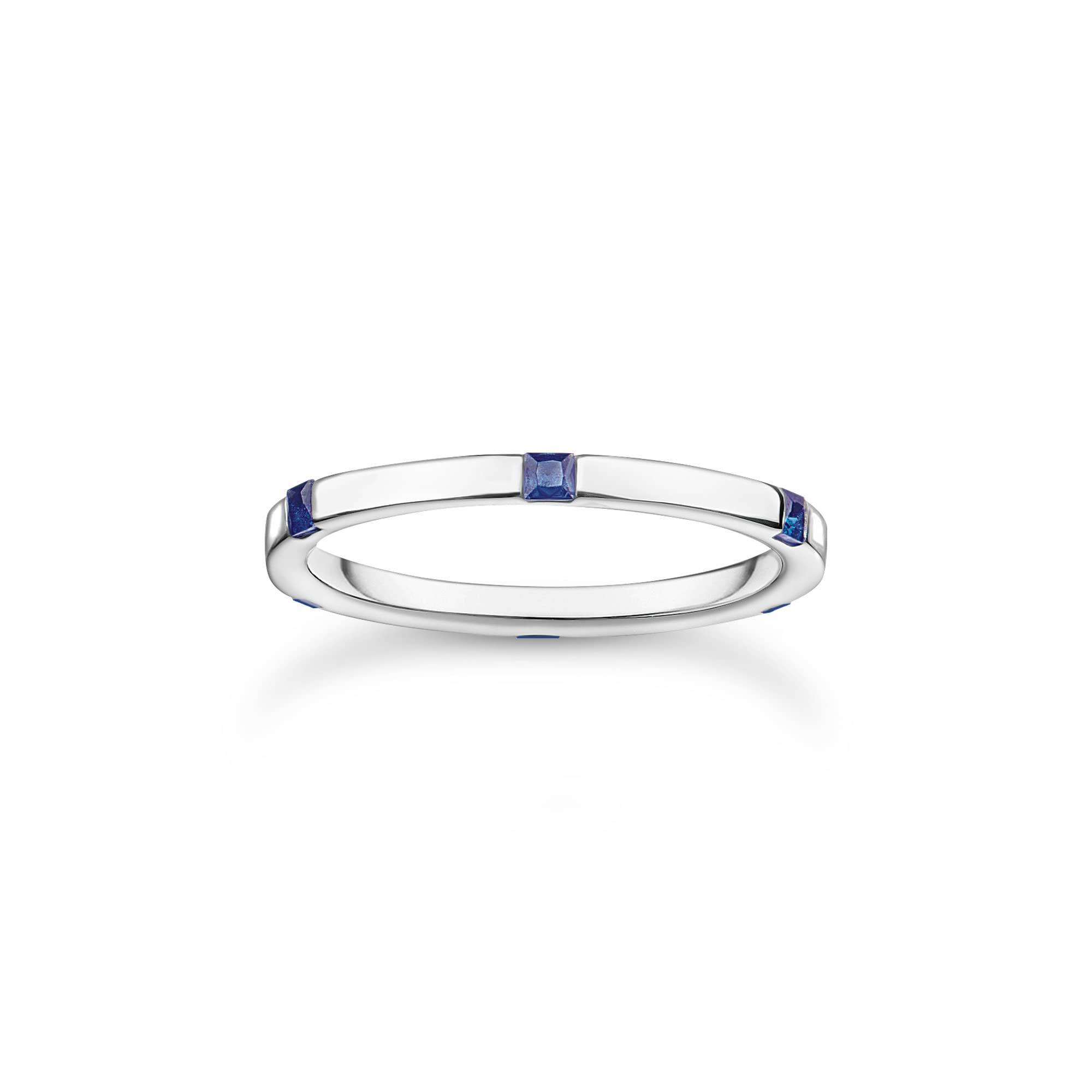 Thomas Sabo ring with blue stones 925 sterling silver TR2396-699-32-52