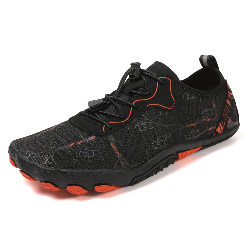 Barfuß Wasserschuhe für Herren Damen, Schnelltrocknende Mesh Aqua Schuhe für Schwimmen, Strand, Surfen, Tauchen, Wandern, Bootfahren