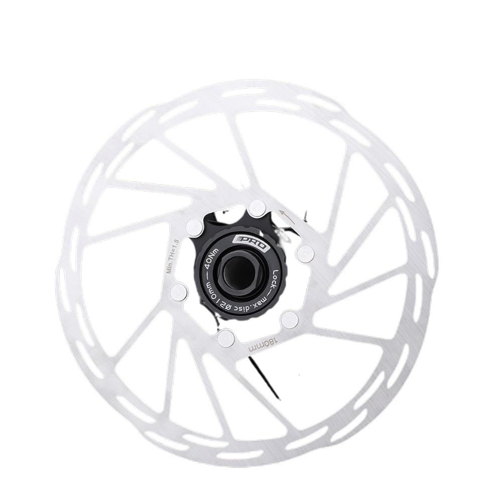 OTOTEC 2 Pièces Disque De Verrouillage Central De Moyeu Vélo – Aluminium 7075, 21/35 Mm, Compatible Shimano Deore XTR XT SLX, Noir/rouge/multi