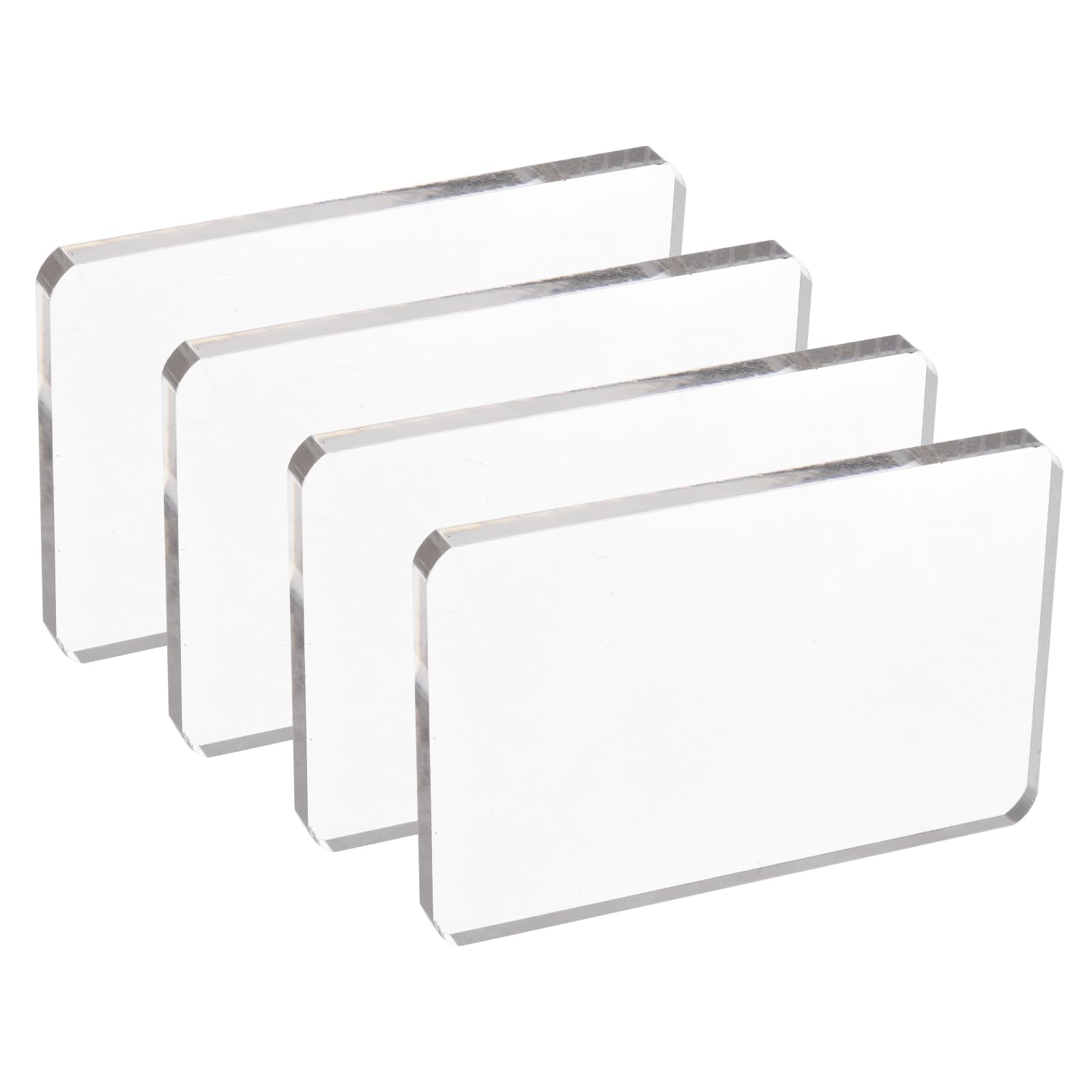 Bloc acrylique transparent rectangulaire pour réussir vos tampons DIY