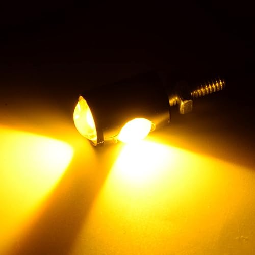 Miniatura 8 de ciciTree 2 unids 12 V mini perno LED motocicleta intermitente indicador intermitente matrícula luces universales