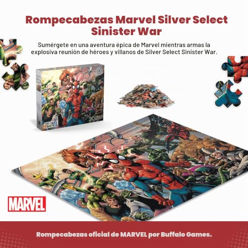 Rompecabezas de 2000 piezas Marvel Sinister War, línea premium Silver Select 2