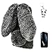 Artfeel Peluche Custodia per Oneplus Nord,Carino Morbido Peloso Orecchie da Coniglio Hairball Inverno Soffice Caldo Cover Faux Pelliccia Luccichio Diamante Caso,Nero