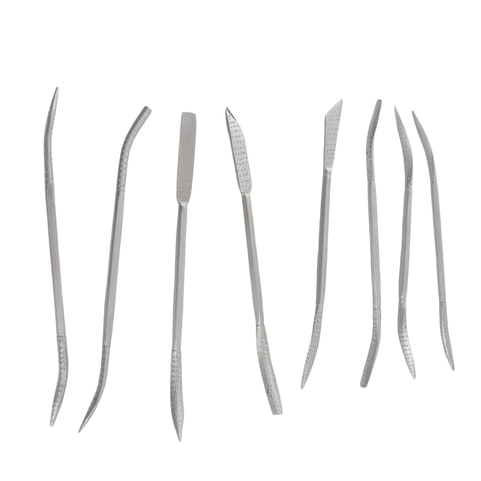 8 Uds limas madera y escofinas doble punta, juego limas carpintería Riffler, herramientas para tallado y lijado profesional