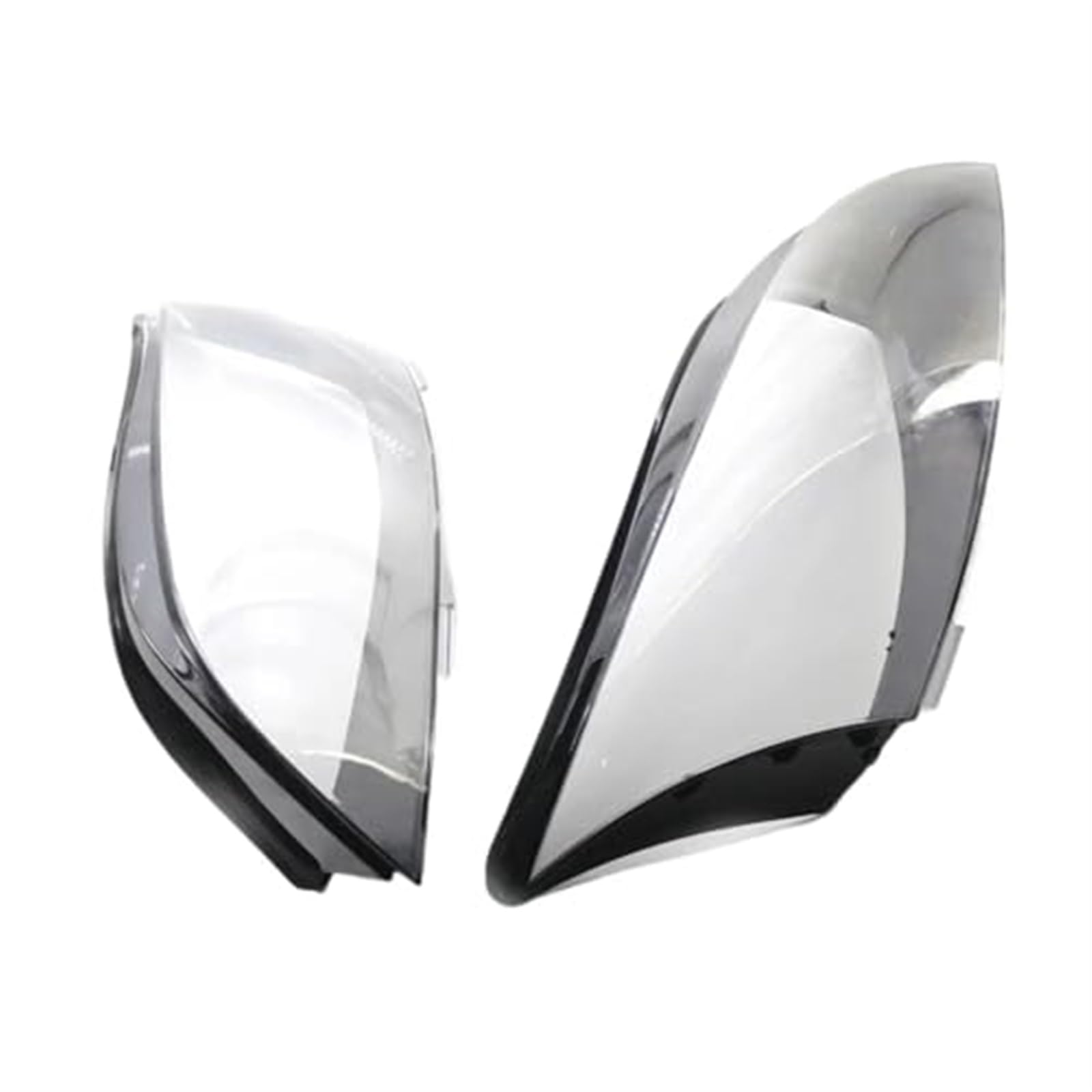Wivplex Coprilente trasparente for fari anteriori sinistro e destro, paralume for fari anteriori, coprilampada, guscio in vetro for fari anteriori, for Audi, TT TTS TT RS 2008-2014 Copriobiettivo Del
