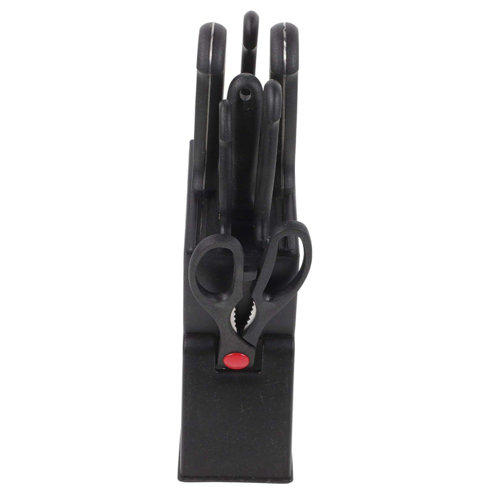 Kitchen Knife Set Chef Knives Stainless Steel Cutters Magnetic Strip Holder Heavy Duty Scissors for Home Restaurant