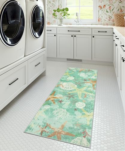Wonnitar Coastal Bathroom Rug Runner thumb #5