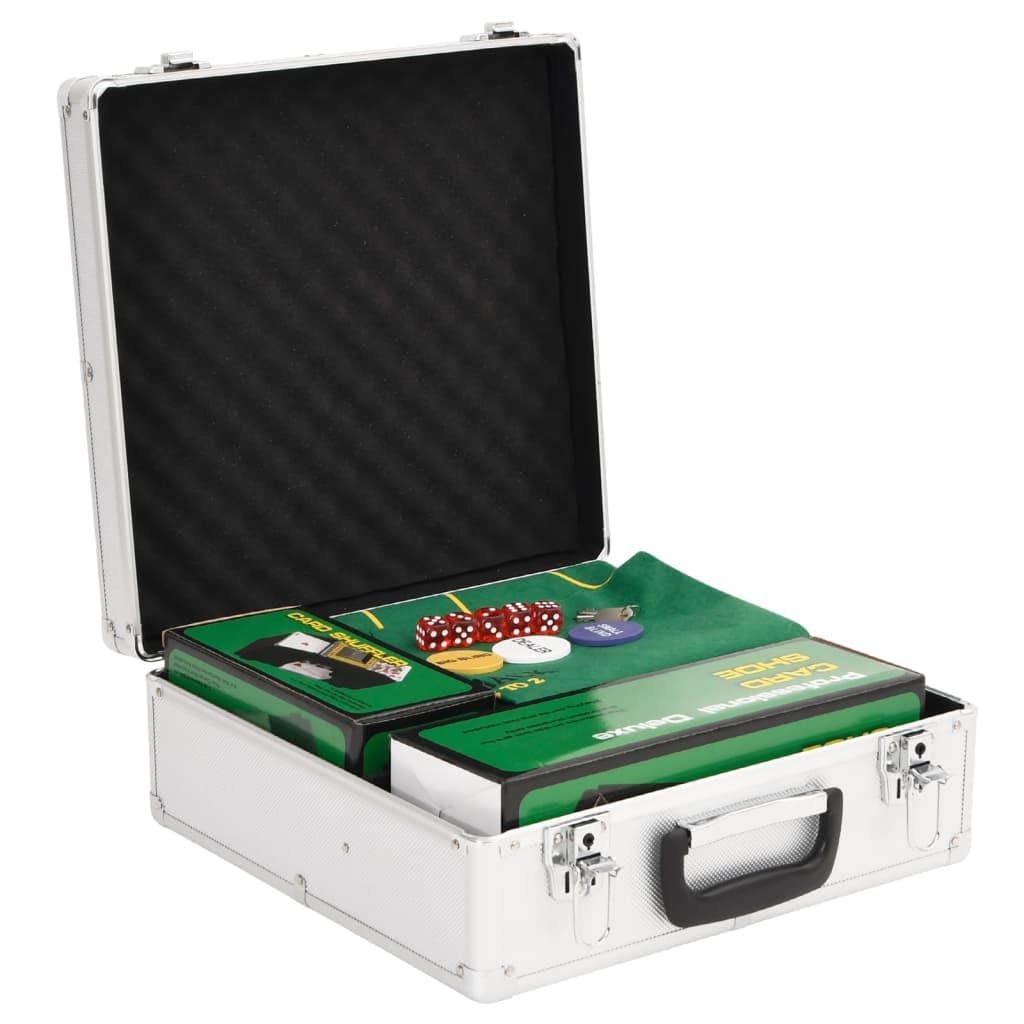 Jeu de Poker, Coffret Set de Poker Jeux Blackjack Set 600 pcs 11,5 g