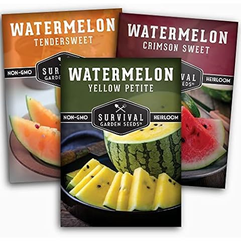 Survival Garden Seeds Tri-Color Watermelon Collection Seed Vault Cover