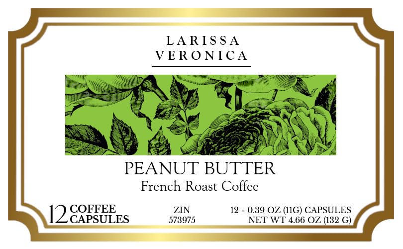 Peanut Butter French Roast Coffee (Single Serve K-Cup Pods) (Gourmet, Naturally Flavored, Whole Coffee Beans) (12 pods, ZIN: 573975) - 2 Pack image 4