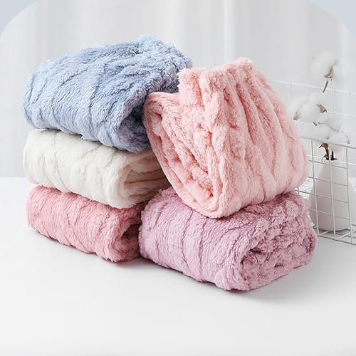 Kids Coral Fleece Fuzzy 𝗟ounge𝚠ear Pants Solid Soft Flannel Plush Loose 𝗣a𝗷amas Child's Plain Thick Sweatpants2