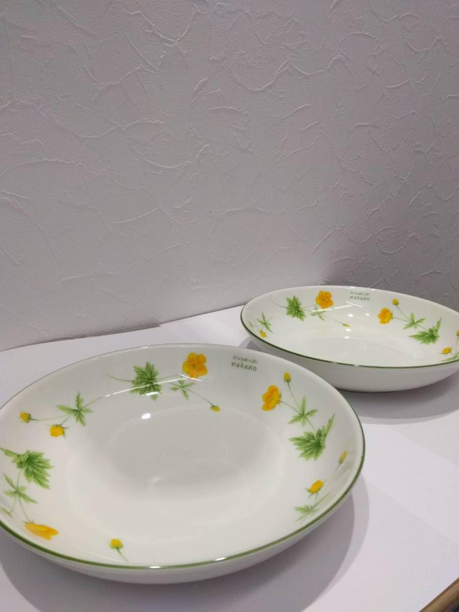 Amazon | ヒロミチ ナカノ hiromichi nakano 食器 大皿 2枚 花柄 ペア